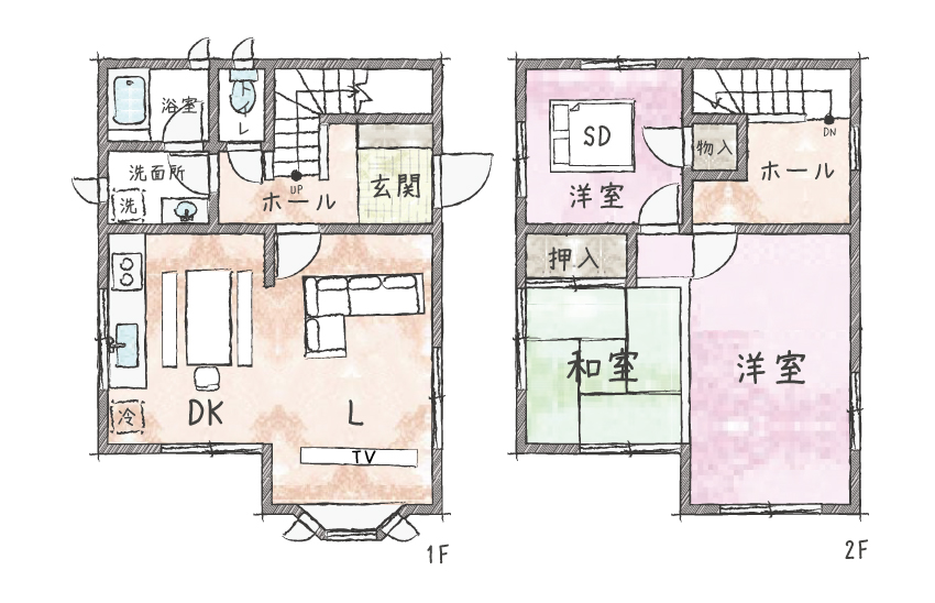 伊豆高原（赤沢望洋台）貸別荘-間取り-A-32-1